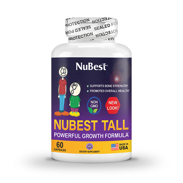 NuBest Tall, Powerful Growth Formula, For Children (5+) and Teens Who Don't Drink Milk Daily, 60 Capsules