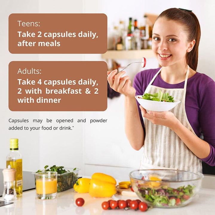 Bone Xtra - Plant-based Formula to Support Healthy Bones For Adults, 120 Vegan Capsules