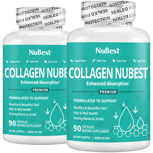 Collagen NuBest, Healthy Skin, Hair & Nails, 90 Capsules