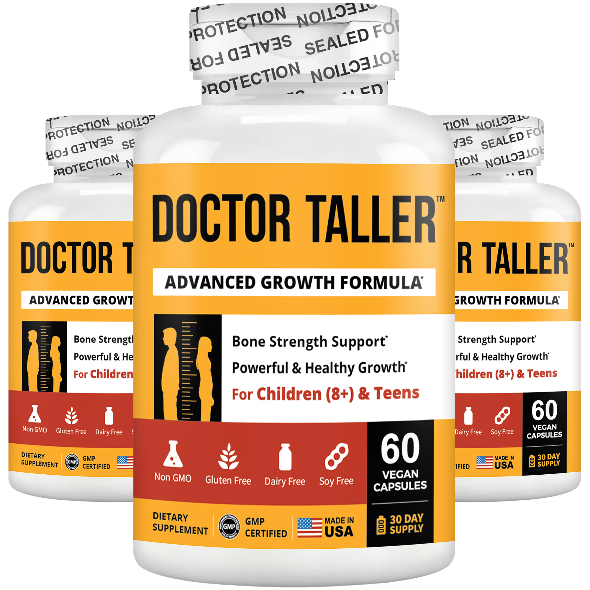 Doctor Taller, For Children (8+) and Teens, 60 Vegan