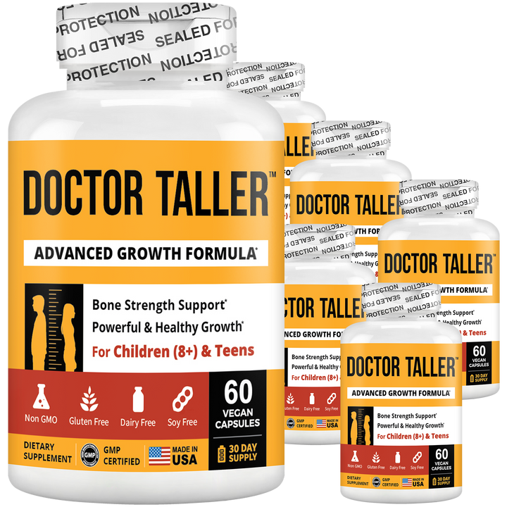 Doctor Taller, For Children (8+) & Teens, 60 Vegan Capsules - NuBest Nutrition®