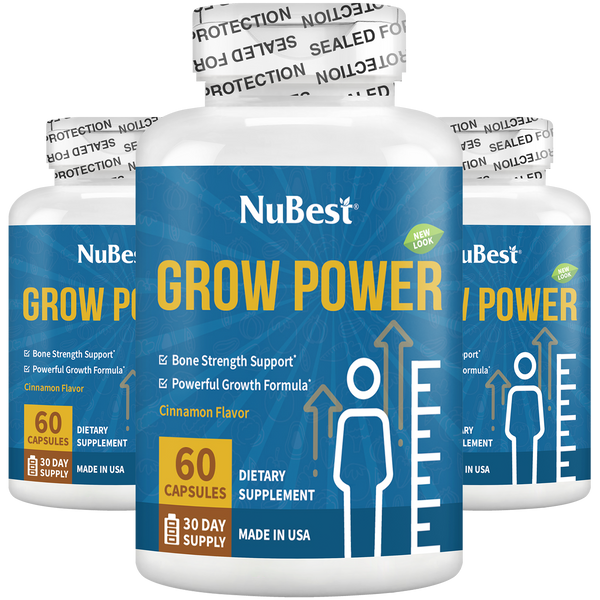 Grow Power, For Children & Teens, 60 Capsules - Pack of 3
