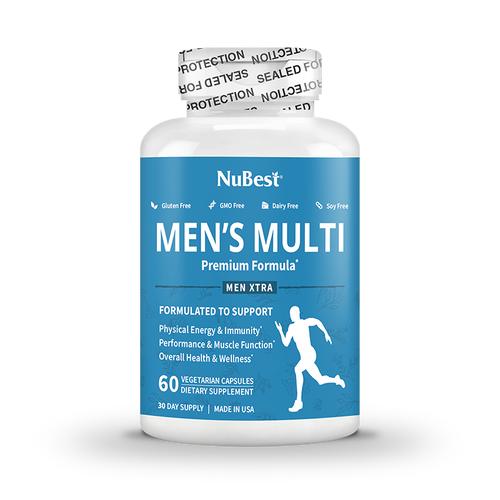 Men's Multi, Men Xtra, Energy, Immunity & Health Boost, 60 Vegan Capsules