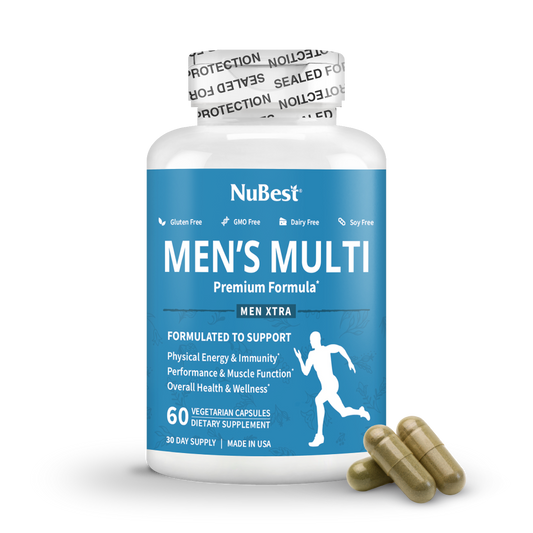 Men's Multi, Men Xtra, Energy, Immunity & Health Boost, 60 Vegan Capsules