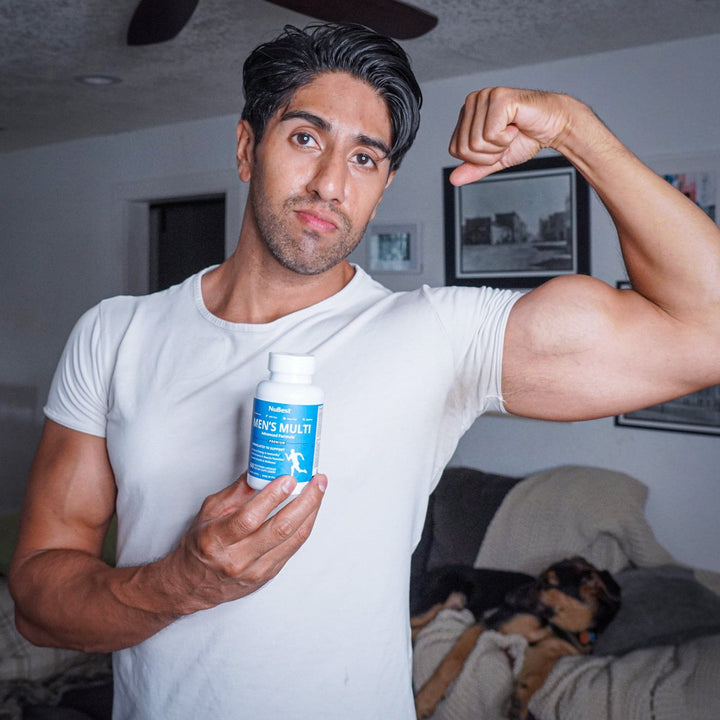 Men's Multi, Men Xtra, Energy, Immunity & Health Boost, 60 Vegan Capsules - NuBest Nutrition®