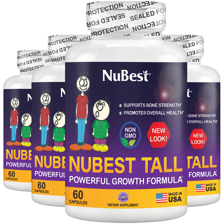 NuBest Tall, Powerful Growth for Kids & Teens (5+), Non-Milk Drinkers, 60 Capsules - NuBest Nutrition®