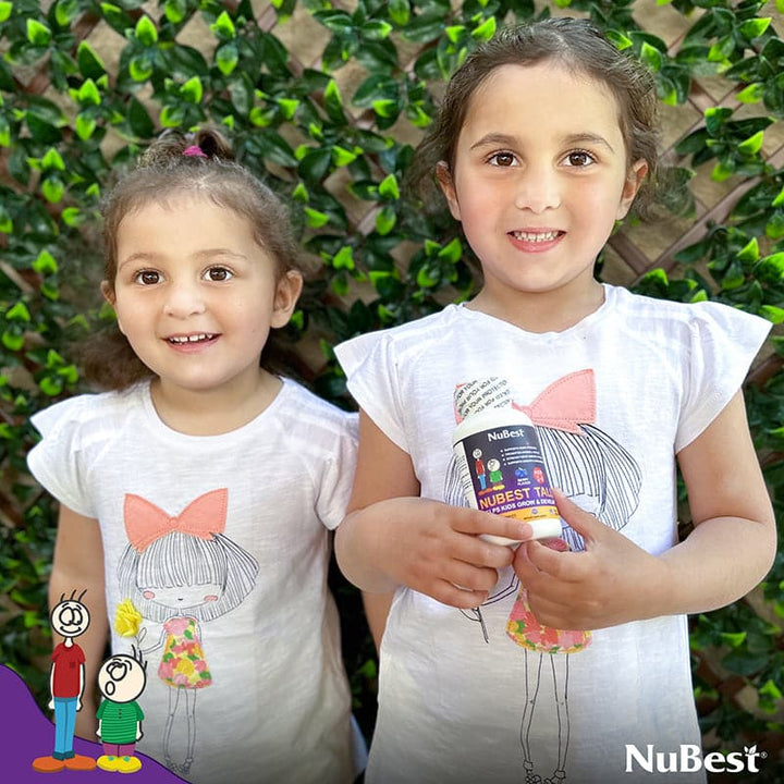 NuBest Tall Kids, Multivitamins For Kids Ages 2-9, Berry Flavor, 60 Chewable Tablets - Pack of 2