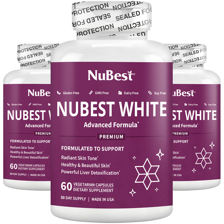 NuBest White, Skin Brightening Formula, 60 Vegan Capsules - NuBest Nutrition®