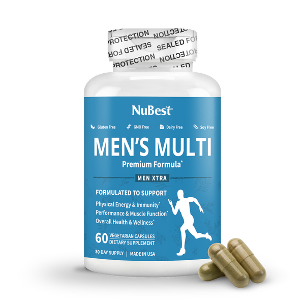 Men's Multi, Men Xtra, Energy, Immunity & Health Boost, 60 Vegan Capsules