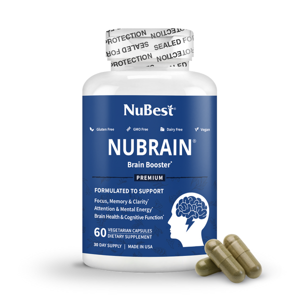NuBrain, Brain Booster, 60 Vegetarian Capsules