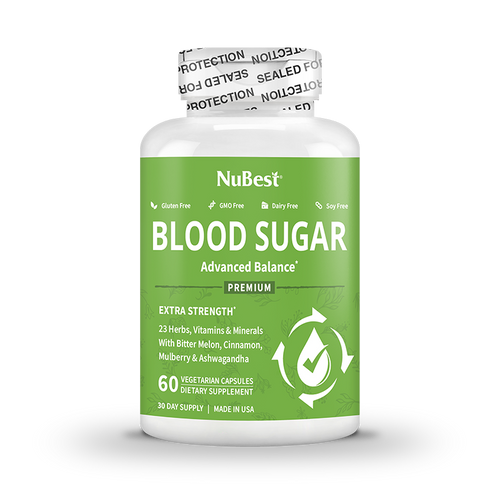 Blood Sugar - Advanced Glucose Metabolism Formula, Supports Healthy Blood Sugar Levels, Energy, Heart Health, Immunity & Beyond, 60 Vegan Capsules
