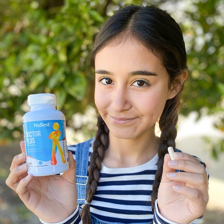 Doctor Plus, For Children & Teens, 60 Capsules - NuBest Nutrition®