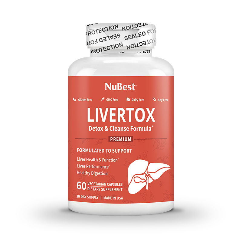 LiverTox - Advanced Liver Supplement For Liver Repair, Cleanse & Detox, Liver Performance & Digestion, 60 Vegan Capsules