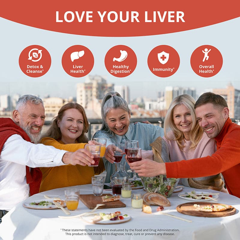 LiverTox, Advanced Formula for Liver Detox, Cleanse & Digestion, 60 Vegan Capsules