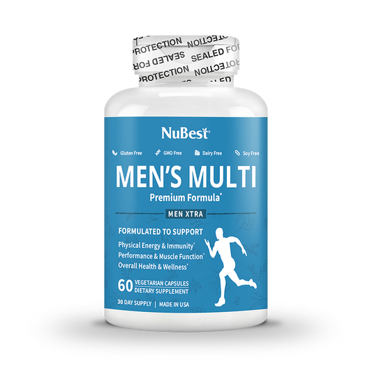 Fruugo - Men's Multi, Men Xtra, Energy, Immunity & Health Boost, 60 Vegan Capsules