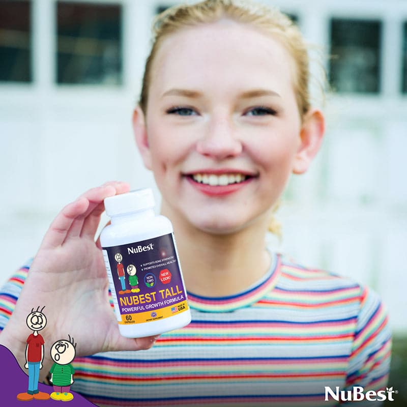 NuBest Tall, For Children (5+) & Teens Who Don't Drink Milk Daily, 60 Capsules