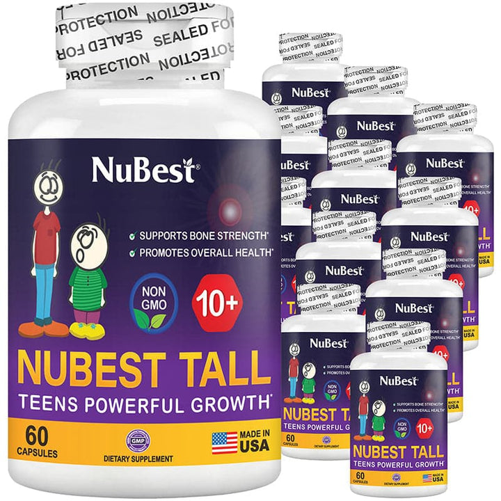 Fruugo - NuBest Tall 10+, For Children (10+) & Teens Who Drink Milk Daily, 60 Capsules - NuBest Nutrition®