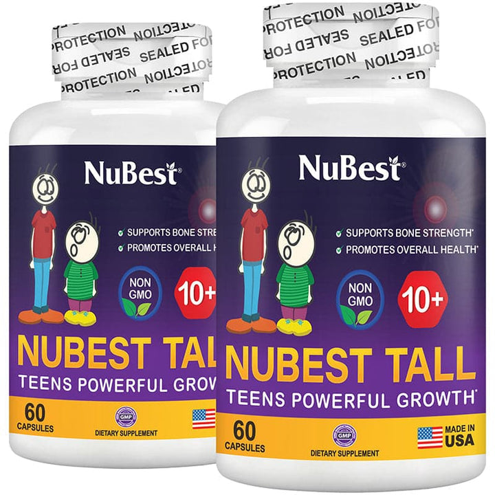 Fruugo - NuBest Tall 10+, For Children (10+) & Teens Who Drink Milk Daily, 60 Capsules - NuBest Nutrition®