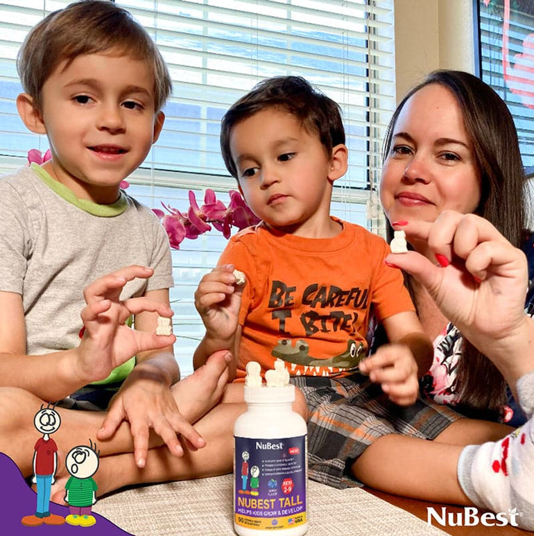 NuBest Tall Kids, Multivitamins For Kids Ages 2-9, Berry Flavor, 90 Chewable Tablets
