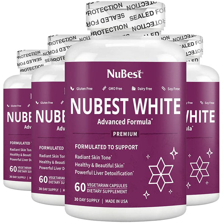 Fruugo - NuBest White, Skin Brightening Formula, 60 Vegan Capsules - NuBest Nutrition®
