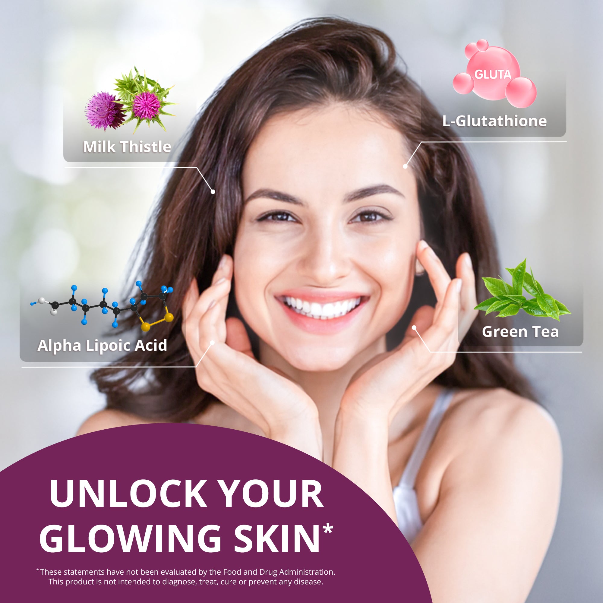 NuBest White, Skin Brightening Formula, 60 Vegan Capsules –