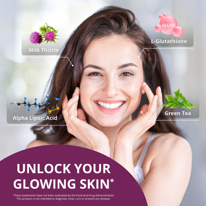 NuBest White, Skin Brightening Formula, 60 Vegan Capsules - NuBest Nutrition®