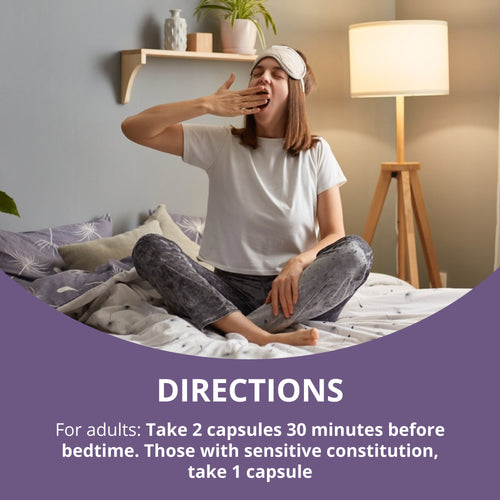 Sleep Xtra, Natural Non-Habit Forming Sleep Aid for Teens & Adults, 60 Vegan Capsules